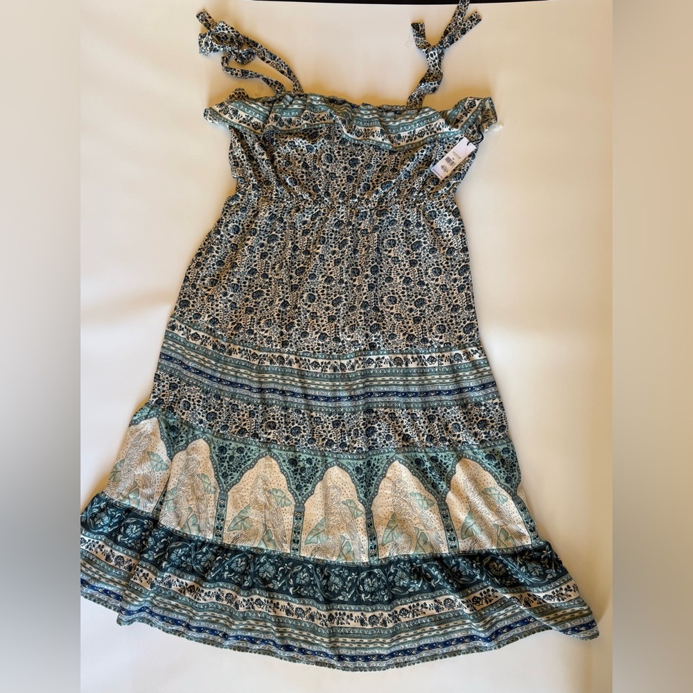 NWT Dex Plus Navy and Cream Floral Maxi Dress Size 1 X

LOT A